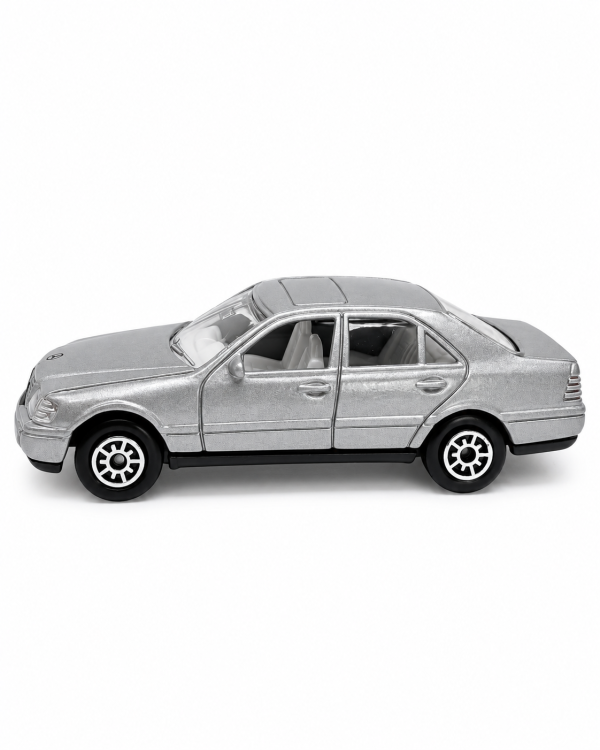 ChatGPT Image Sep 16, 2026, 07_27_17 PM Vintage Welly Mercedes-Benz C-Class Diecast Model Car – Silver