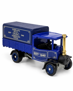 ChatGPT Image Sep 19, 2026, 11_31_12 AM Lledo Vintage Farrah's Original Harrogate Toffee Delivery Truck – Blue Diecast Model