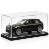Black Luxury Estate Model in Acrylic Display Case Black Luxury SUV Diecast Model Car