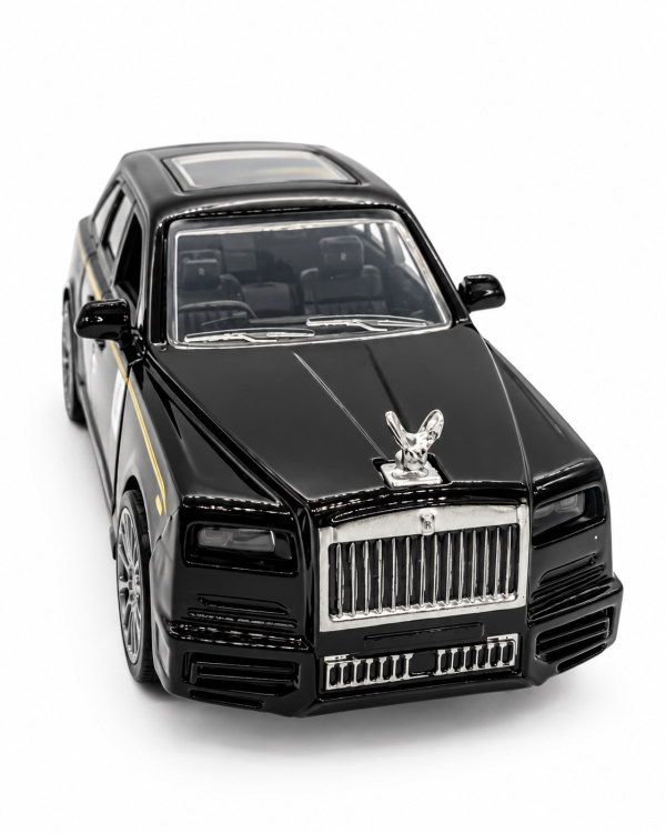 Glossy Black Luxury Model Car Black Luxury SUV Diecast Model Car