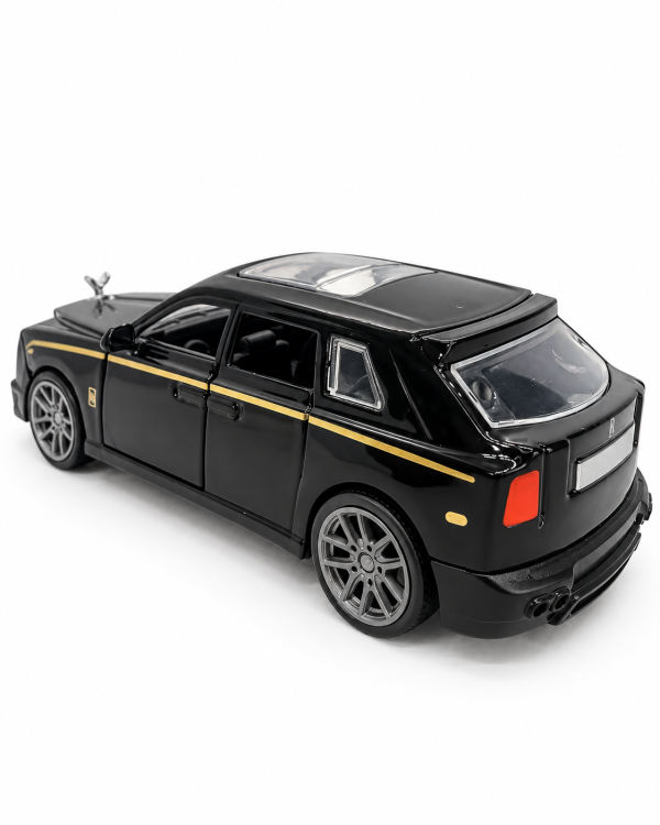 Glossy Black Luxury Wagon Model Black Luxury SUV Diecast Model Car