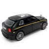 Luxury Black Wagon Model on White Black Luxury SUV Diecast Model Car