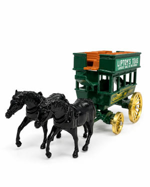 Vintage Lipton’s Tea Horse Carriage Vintage Lledo Days Gone Horse-Drawn Omnibus – Lipton’s Teas