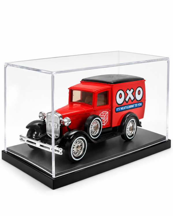 Vintage OXO Delivery Van Display Case Vintage Matchbox Y-22 1930 Ford Model A OXO Delivery Van