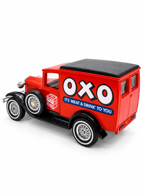 Vintage Red OXO Delivery Van (2) Vintage Matchbox Y-22 1930 Ford Model A OXO Delivery Van