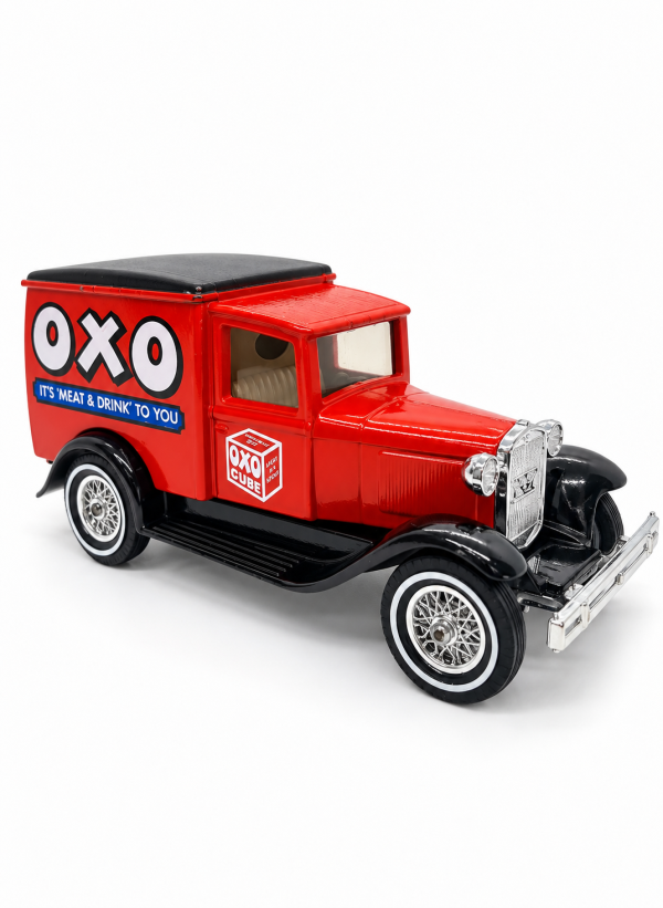 Vintage Red OXO Delivery Van Vintage Matchbox Y-22 1930 Ford Model A OXO Delivery Van