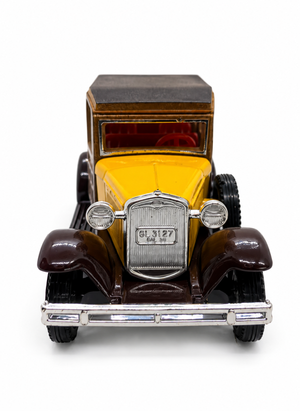 Vintage Yellow Classic Car Model Matchbox Models of Yesteryear Y-21 1930 Ford Model ‘A’ Woody Wagon Diecast Car